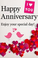 Anniversary Invitation Card Affiche