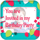 Birthday Invitation Card Maker ícone