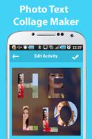 Photo Text Collage Maker โปสเตอร์