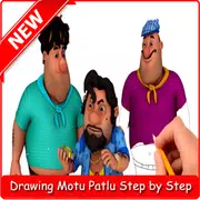 Lernen Sie, Motu Patlu zu zeichnen