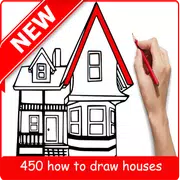how to draw house step by step
