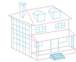 Como desenhar a casa passo a passo imagem de tela 2