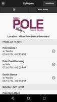 Milan Pole Dance Montréal ポスター