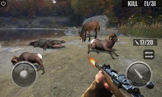 The Hunter Animals Hunting 3D 포스터