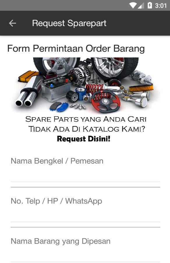 Spare Part Mobil For Android