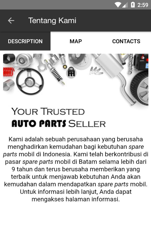 Spare Part Mobil For Android
