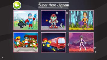 Super Hero Jigsaw Puzzle Game For kids ảnh chụp màn hình 1