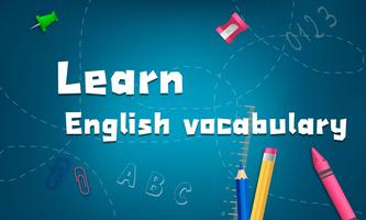 Learn English Vocabulary Plakat
