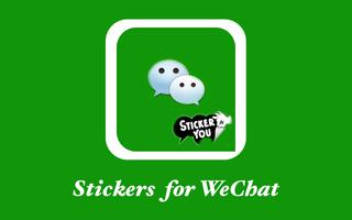Stickers for WeChat Affiche