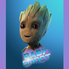 Baby Groot Lovely wallpapers icône