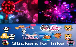 Stickers for hike Affiche
