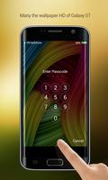 S7 Galaxy Lock Screen imagem de tela 2