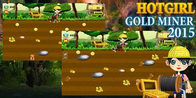 Gold miner version hot girl-poster