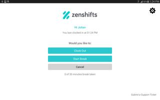 Zenshifts TimeClock স্ক্রিনশট 3