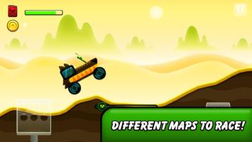 Monsters Climb Race: hill race 截图 1