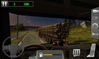 Real Cargo Truck Transporter 3D Affiche