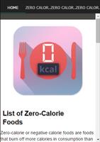 Zero Calorie Foods plakat