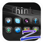 Think Theme - ZERO Launcher ไอคอน