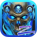Blue Flames Launcher Theme