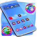 Cartoonish Blue Launcher APK