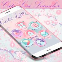 Cute Pastel Launcher Theme poster