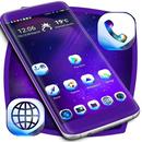 Purple Galaxy Launcher Theme APK