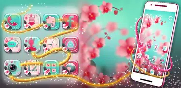 花開花主題 對於 Launcher