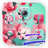 Flower Blossom Theme for Launcher أيقونة
