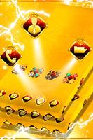 برنامه‌نما Gold Shine Launcher Theme عکس از صفحه