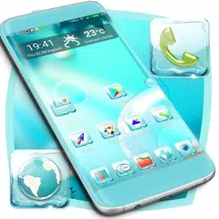 Water Glass Launcher Theme