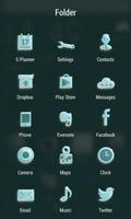 Crystal Glass Launcher Theme ภาพหน้าจอ 2