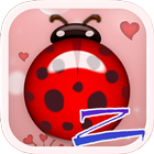 Pink Ladybug Launcher Theme ไอคอน