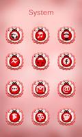 Pink Ladybug Launcher Theme syot layar 2