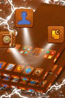 Leather Book Launcher Theme screenshot 1