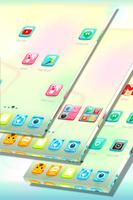 Tema Pretty Colors Launcher Cartaz