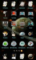 UFO Technology Launcher Theme imagem de tela 2