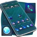 Blue Metal Launcher Theme APK