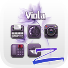 Viola Theme - ZERO Launcher आइकन