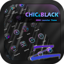 Chic&Black Theme-ZERO Launcher APK