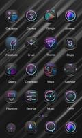 Chic&Black Theme-ZERO Launcher capture d'écran 2