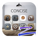 Concise Theme - ZERO Launcher 圖標
