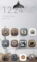 Concise Theme - ZERO Launcher پوسٹر