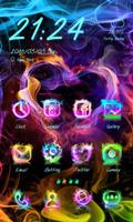 Colorful Fire - ZERO Launcher پوسٹر