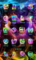 Colorful Fire - ZERO Launcher اسکرین شاٹ 1
