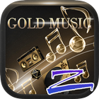 Gold Music Theme-ZERO Launcher آئیکن