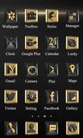 Gold Music Theme-ZERO Launcher اسکرین شاٹ 1