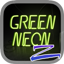 Green Neon Theme-ZERO Launcher APK
