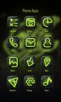 Green Neon Theme-ZERO Launcher capture d'écran 2