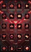 Red Forge Theme -ZERO Launcher اسکرین شاٹ 1