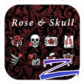 Skull Theme - ZERO Launcher أيقونة